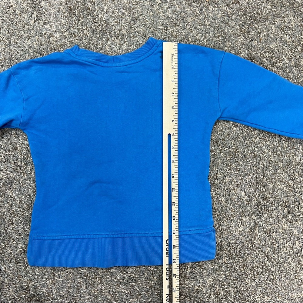 Hanna Andersson sweatshirt girls 5 blue crewneck shooting star rainbow - Picture 9 of 10